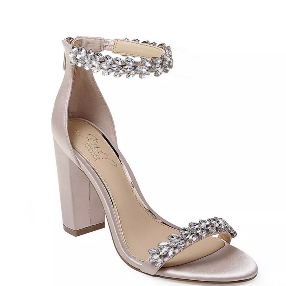 Badgley Miscka Mayra Evening Sandals rose gold